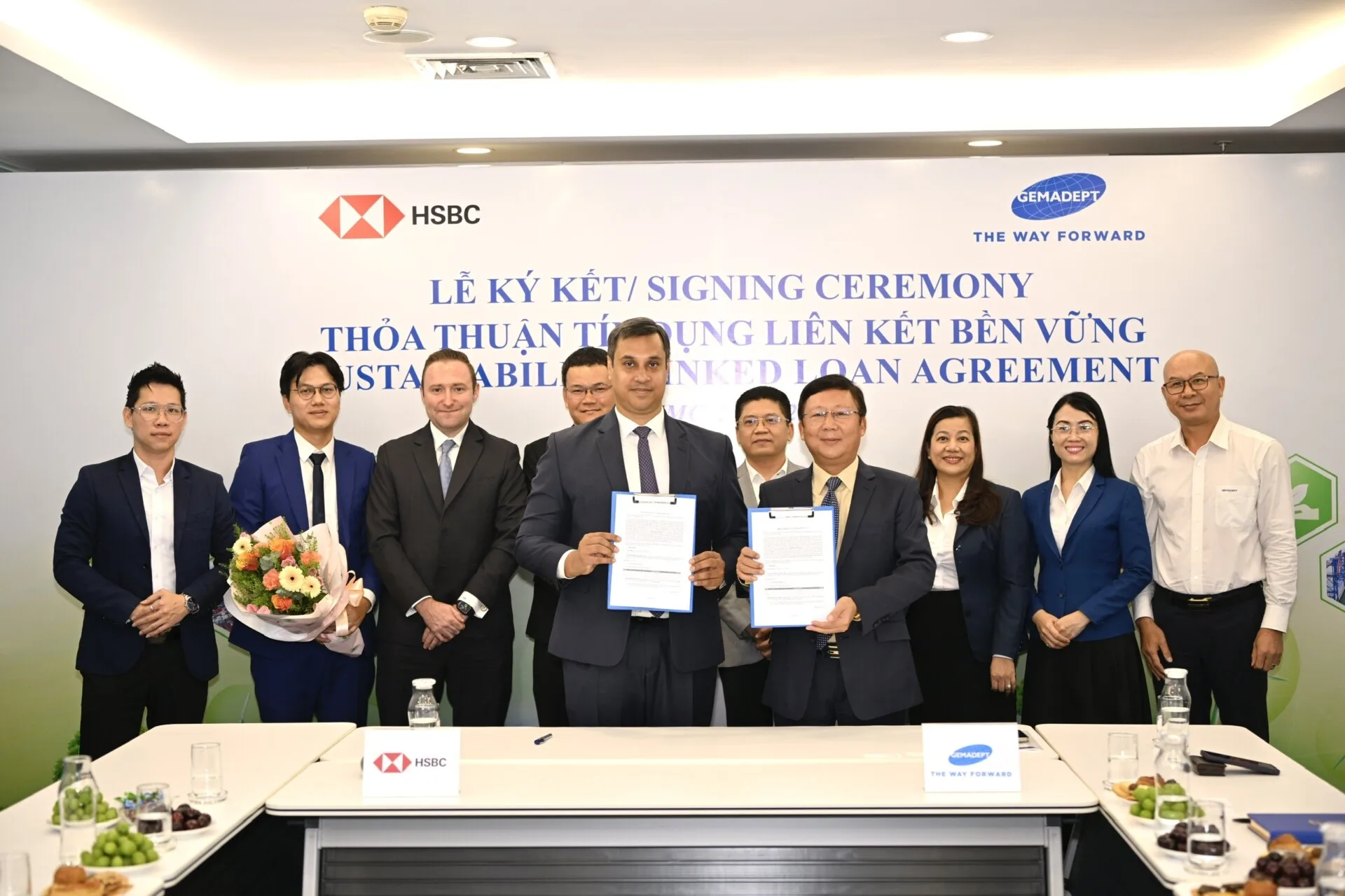 HSBC Vietnam and Gemadept Corporation sign Sustainability Linked Loan Agreement