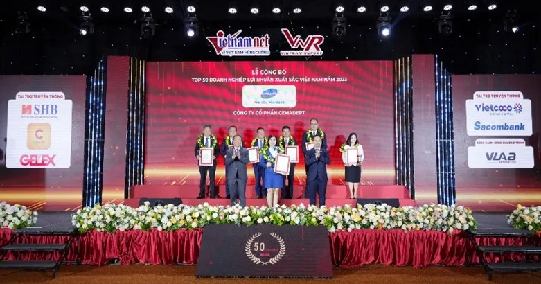 Gemadept is honored to be ranked in the Top 50 Vietnam Best Profitable in 2023