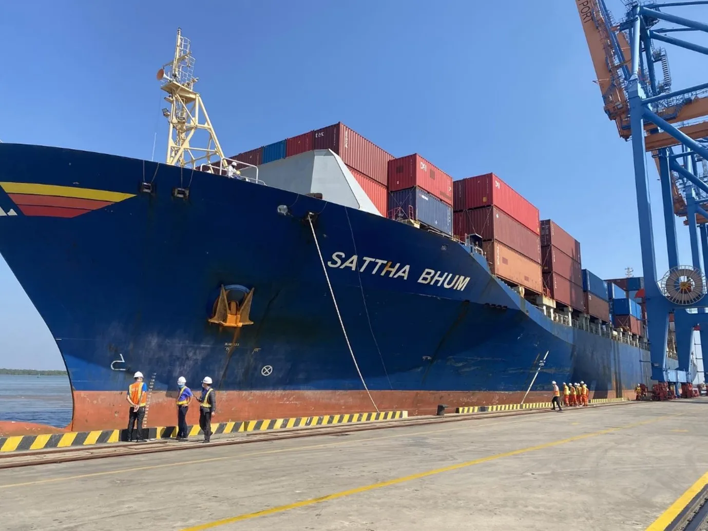 Nam Dinh Vu Port welcome a new service line of the shipping allience of RCL – PIL – IAL – CUL